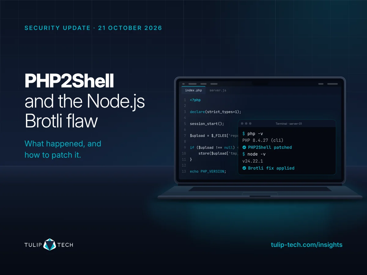 PHP and Node.js Vulnerabilities 2026: What Happened and How to Fix It